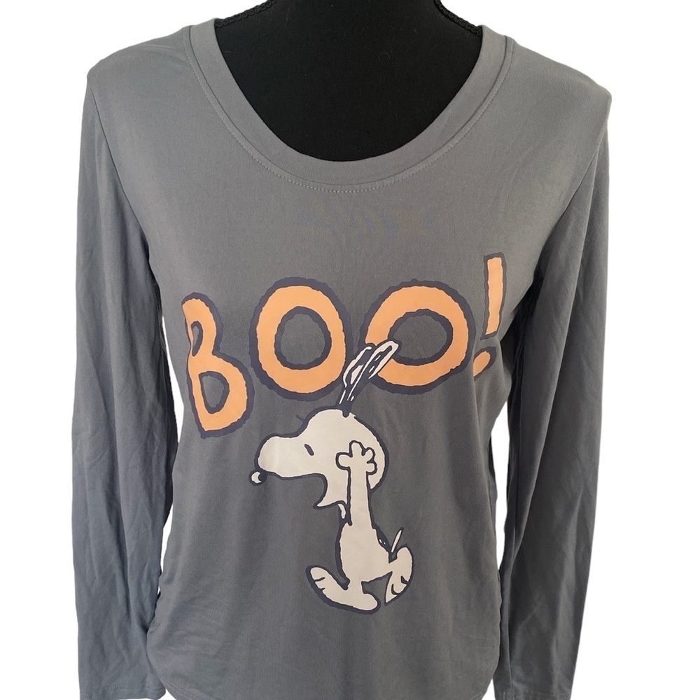 Snoopy BOO Halloween LS soft lounge tee, Munki Munki Poly blend Small